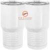 20 oz. Tall Stainless Steel Vacuum Insulated Tumbler White Thumbnail