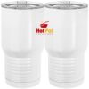 20 oz. Tall Stainless Steel Vacuum Insulated Tumbler White Thumbnail