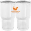 20 oz. Tall Stainless Steel Vacuum Insulated Tumbler White Thumbnail