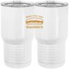 20 oz. Tall Stainless Steel Vacuum Insulated Tumbler White Thumbnail