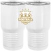 20 oz. Tall Stainless Steel Vacuum Insulated Tumbler White Thumbnail