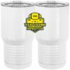 20 oz. Tall Stainless Steel Vacuum Insulated Tumbler White Thumbnail