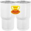 20 oz. Tall Stainless Steel Vacuum Insulated Tumbler White Thumbnail