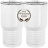 20 oz. Tall Stainless Steel Vacuum Insulated Tumbler White Thumbnail