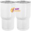 20 oz. Tall Stainless Steel Vacuum Insulated Tumbler White Thumbnail