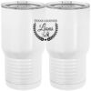 20 oz. Tall Stainless Steel Vacuum Insulated Tumbler White Thumbnail