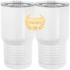 20 oz. Tall Stainless Steel Vacuum Insulated Tumbler White Thumbnail