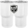 20 oz. Tall Stainless Steel Vacuum Insulated Tumbler White Thumbnail