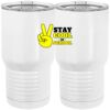 20 oz. Tall Stainless Steel Vacuum Insulated Tumbler White Thumbnail
