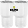20 oz. Tall Stainless Steel Vacuum Insulated Tumbler White Thumbnail