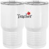 20 oz. Tall Stainless Steel Vacuum Insulated Tumbler White Thumbnail