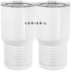 20 oz. Tall Stainless Steel Vacuum Insulated Tumbler White Thumbnail