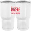 20 oz. Tall Stainless Steel Vacuum Insulated Tumbler White Thumbnail
