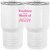 20 oz. Tall Stainless Steel Vacuum Insulated Tumbler White Thumbnail