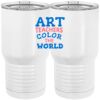 20 oz. Tall Stainless Steel Vacuum Insulated Tumbler White Thumbnail