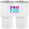 20 oz. Tall Stainless Steel Vacuum Insulated Tumbler White Thumbnail
