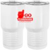 20 oz. Tall Stainless Steel Vacuum Insulated Tumbler White Thumbnail
