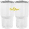 20 oz. Tall Stainless Steel Vacuum Insulated Tumbler White Thumbnail