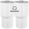20 oz. Tall Stainless Steel Vacuum Insulated Tumbler White Thumbnail