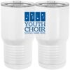 20 oz. Tall Stainless Steel Vacuum Insulated Tumbler White Thumbnail
