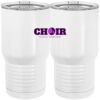 20 oz. Tall Stainless Steel Vacuum Insulated Tumbler White Thumbnail