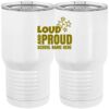 20 oz. Tall Stainless Steel Vacuum Insulated Tumbler White Thumbnail