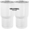 20 oz. Tall Stainless Steel Vacuum Insulated Tumbler White Thumbnail