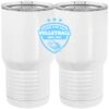 20 oz. Tall Stainless Steel Vacuum Insulated Tumbler White Thumbnail