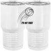 20 oz. Tall Stainless Steel Vacuum Insulated Tumbler White Thumbnail