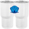 20 oz. Tall Stainless Steel Vacuum Insulated Tumbler White Thumbnail