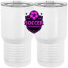 20 oz. Tall Stainless Steel Vacuum Insulated Tumbler White Thumbnail