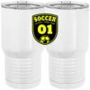 20 oz. Tall Stainless Steel Vacuum Insulated Tumbler White Thumbnail