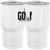 20 oz. Tall Stainless Steel Vacuum Insulated Tumbler White Thumbnail