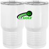 20 oz. Tall Stainless Steel Vacuum Insulated Tumbler White Thumbnail