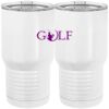 20 oz. Tall Stainless Steel Vacuum Insulated Tumbler White Thumbnail
