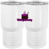 20 oz. Tall Stainless Steel Vacuum Insulated Tumbler White Thumbnail