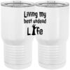 20 oz. Tall Stainless Steel Vacuum Insulated Tumbler White Thumbnail