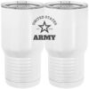 20 oz. Tall Stainless Steel Vacuum Insulated Tumbler White Thumbnail