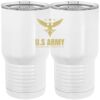 20 oz. Tall Stainless Steel Vacuum Insulated Tumbler White Thumbnail