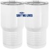 20 oz. Tall Stainless Steel Vacuum Insulated Tumbler White Thumbnail