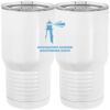 20 oz. Tall Stainless Steel Vacuum Insulated Tumbler White Thumbnail