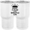 20 oz. Tall Stainless Steel Vacuum Insulated Tumbler White Thumbnail