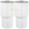 20 oz. Tall Stainless Steel Vacuum Insulated Tumbler White Thumbnail