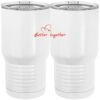 20 oz. Tall Stainless Steel Vacuum Insulated Tumbler White Thumbnail