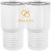 20 oz. Tall Stainless Steel Vacuum Insulated Tumbler White Thumbnail