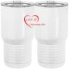 20 oz. Tall Stainless Steel Vacuum Insulated Tumbler White Thumbnail