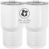 20 oz. Tall Stainless Steel Vacuum Insulated Tumbler White Thumbnail