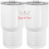 20 oz. Tall Stainless Steel Vacuum Insulated Tumbler White Thumbnail
