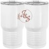 20 oz. Tall Stainless Steel Vacuum Insulated Tumbler White Thumbnail