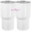 20 oz. Tall Stainless Steel Vacuum Insulated Tumbler White Thumbnail
